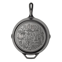 American Road Trip: 12 Inch Seasoned Cast Iron Skillet, Florida